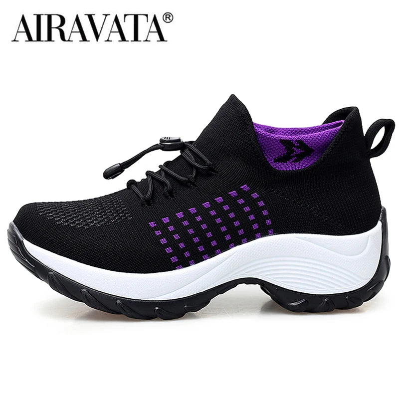 Sneakers Donna Traspiranti Fly Weaving Antiscivolo