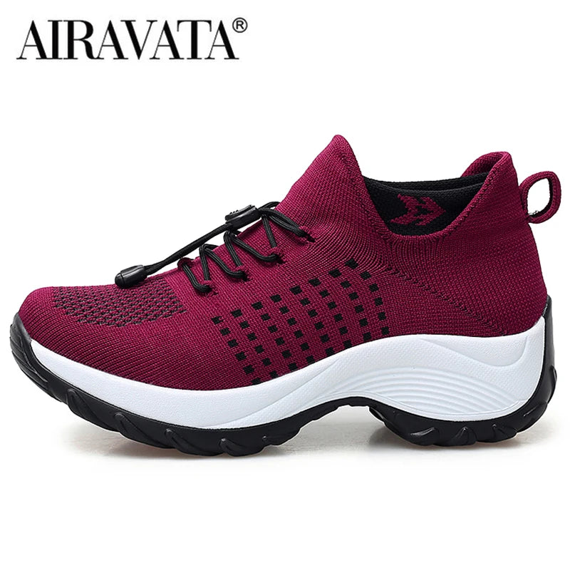 Sneakers Donna Traspiranti Fly Weaving Antiscivolo