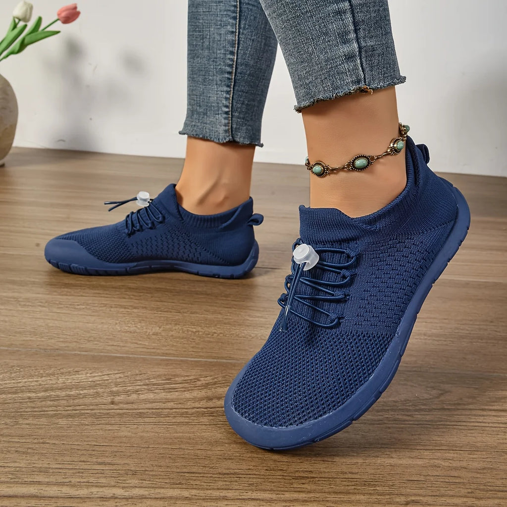 Sneakers Donna a Pianta Larga Minimaliste in Mesh