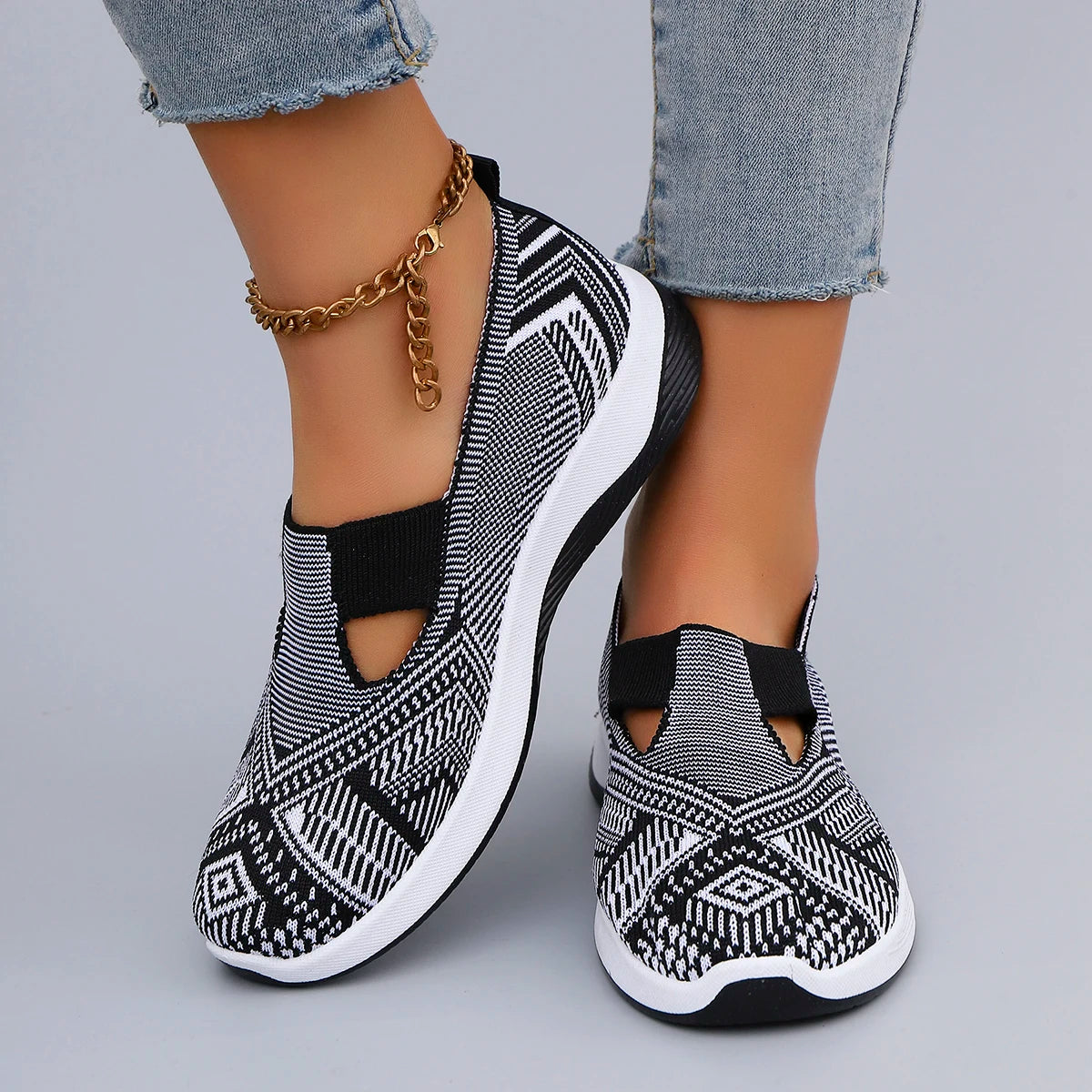 Scarpe Basse Donna in Mesh Traspirante
