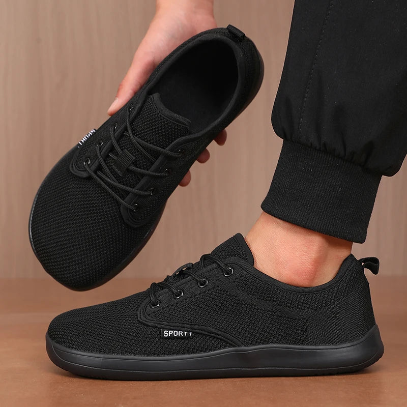 Scarpe Minimaliste Traspiranti a Punta Larga
