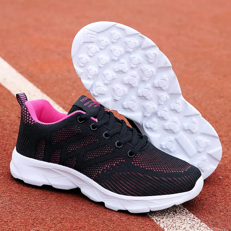 Sneakers Donna Leggere in Mesh Traspirante per Camminare