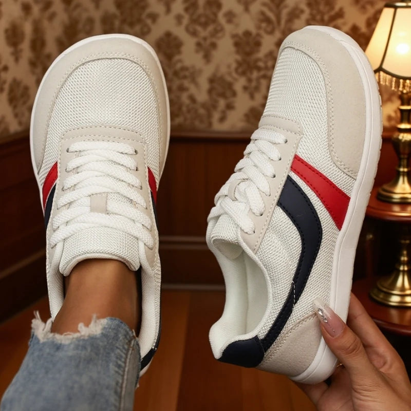 Sneakers Donna Barefoot a Punta Larga in Tela e Mesh