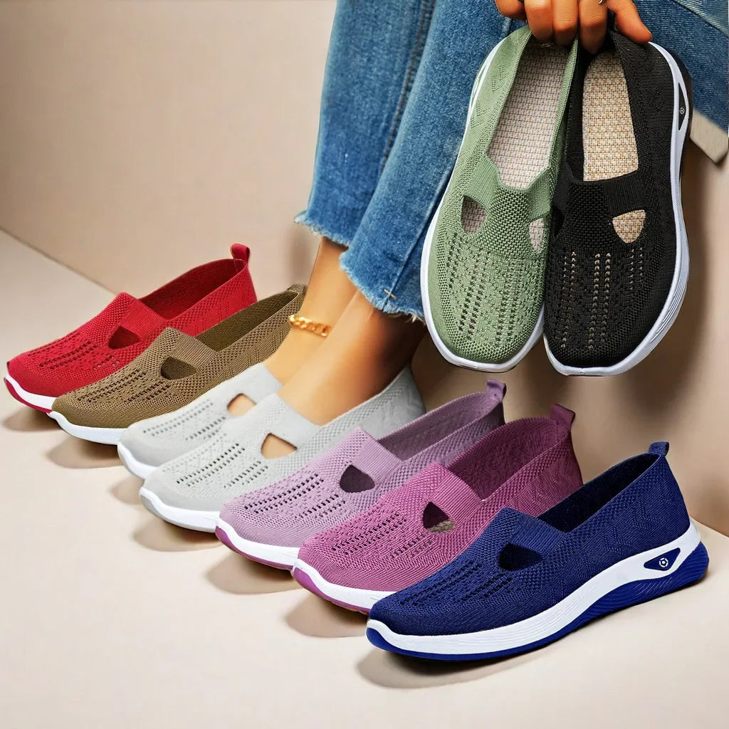 Scarpe Basse Donna Comfort con Suola Morbida Antiscivolo