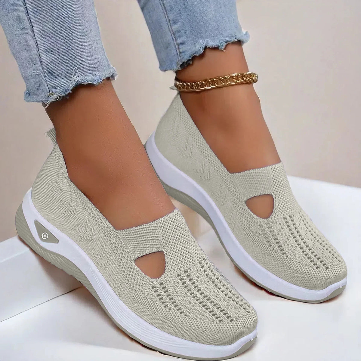 Scarpe Basse Donna Comfort con Suola Morbida Antiscivolo