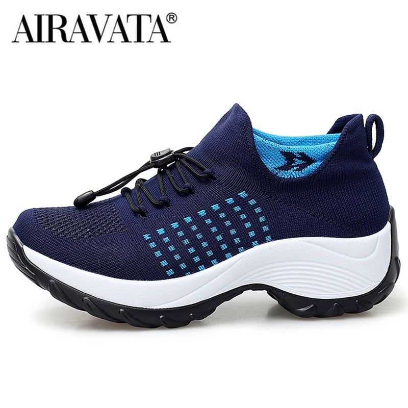 Sneakers Donna Traspiranti Fly Weaving Antiscivolo