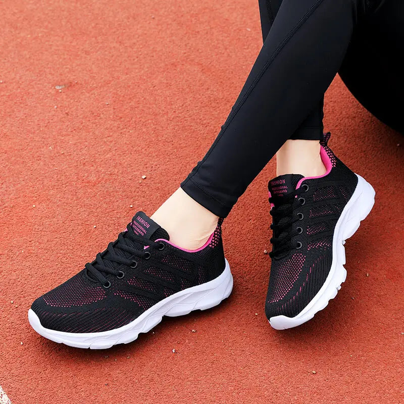 Sneakers Donna Leggere in Mesh Traspirante per Camminare