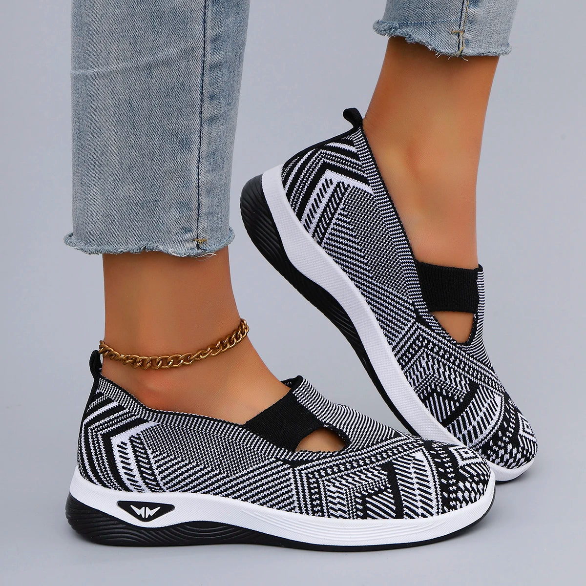 Scarpe Basse Donna in Mesh Traspirante