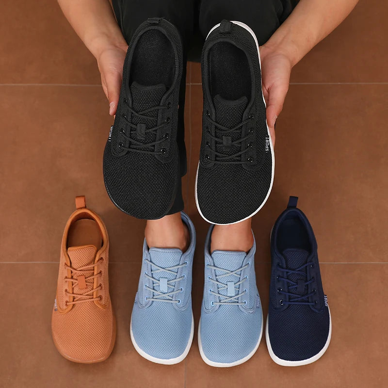 Scarpe Minimaliste Traspiranti a Punta Larga
