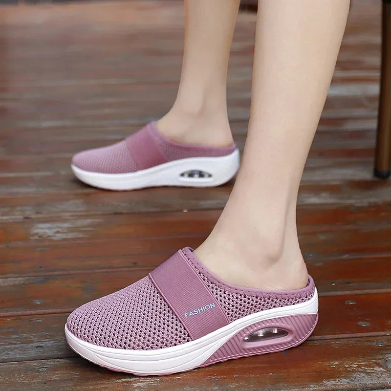 Scarpe Slip-On Donna con Suola Ammortizzante in Mesh