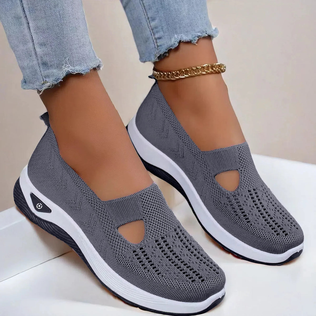 Scarpe Basse Donna Comfort con Suola Morbida Antiscivolo