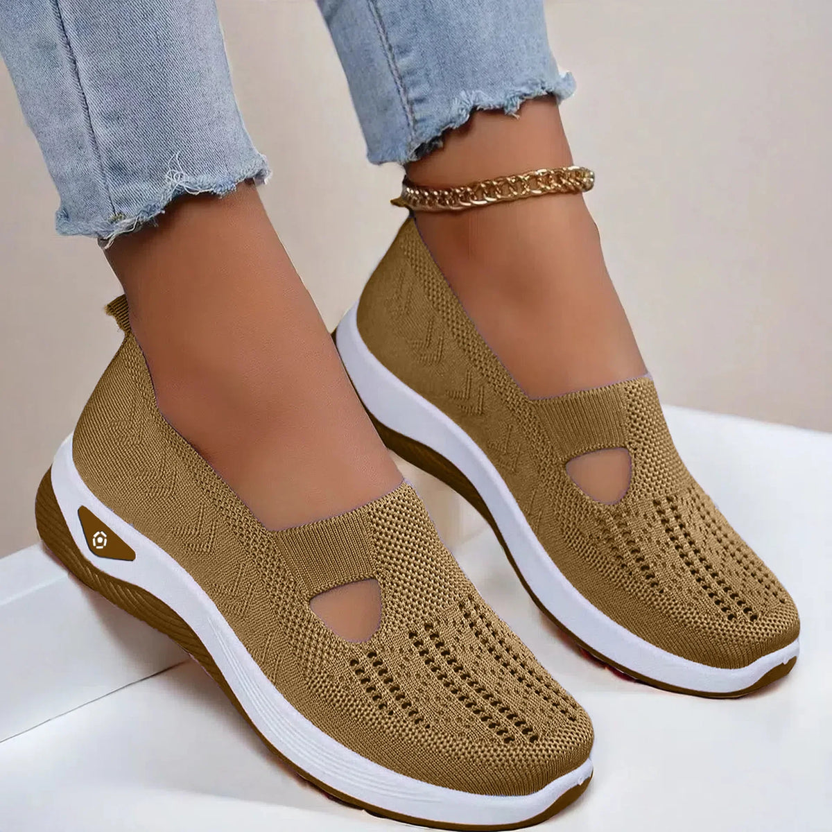 Scarpe Basse Donna Comfort con Suola Morbida Antiscivolo