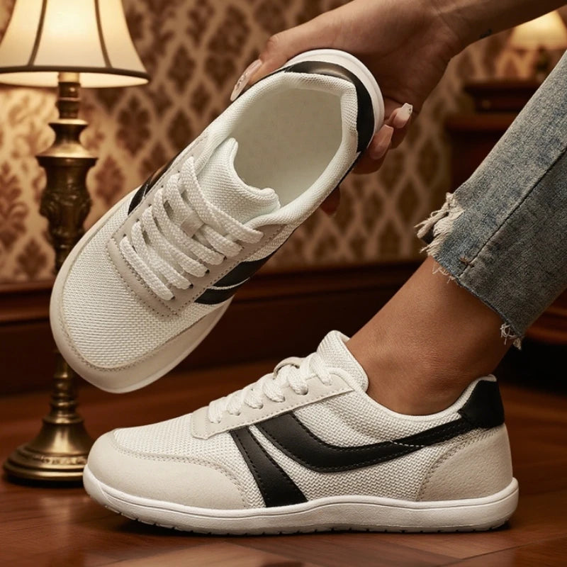 Sneakers Donna Barefoot a Punta Larga in Tela e Mesh