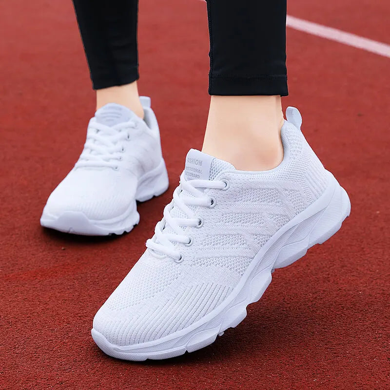 Sneakers Donna Leggere in Mesh Traspirante per Camminare