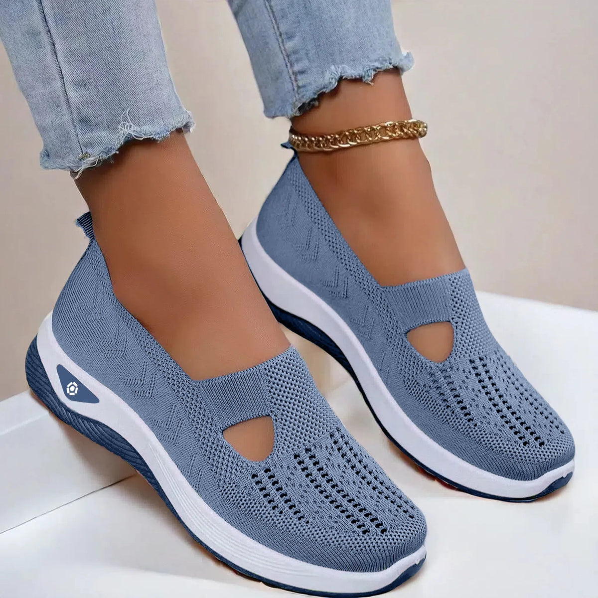 Scarpe Basse Donna Comfort con Suola Morbida Antiscivolo