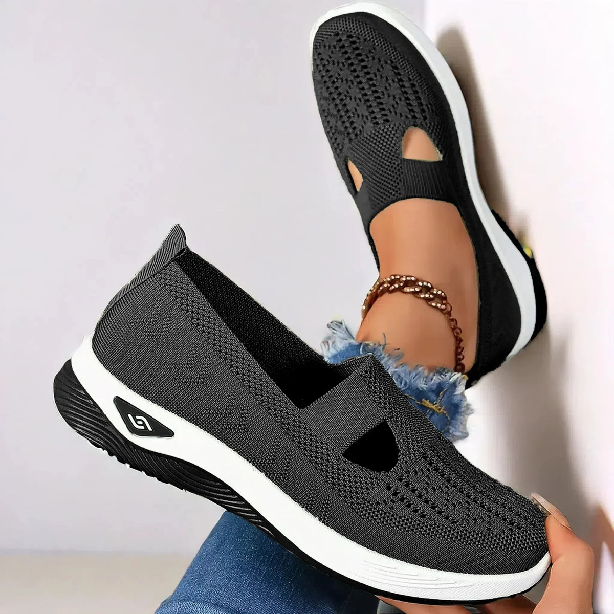 Scarpe Basse Donna Comfort con Suola Morbida Antiscivolo