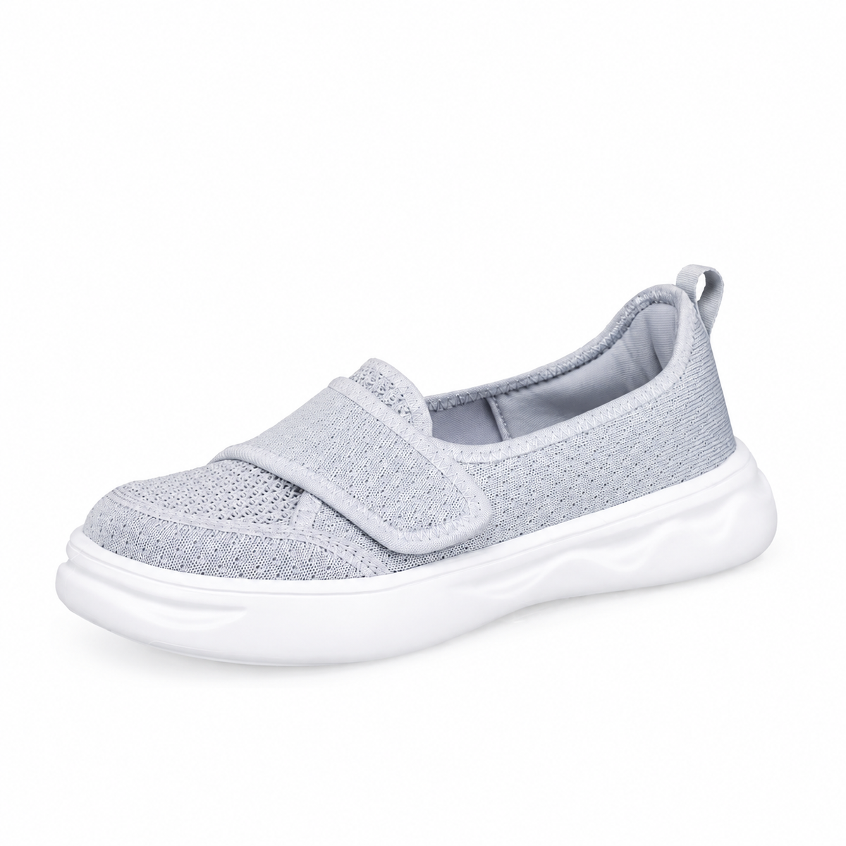 Scarpe Donna a Pianta Larga con Chiusura a Strappo