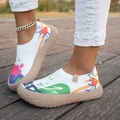 Graffiti Print Sneakers