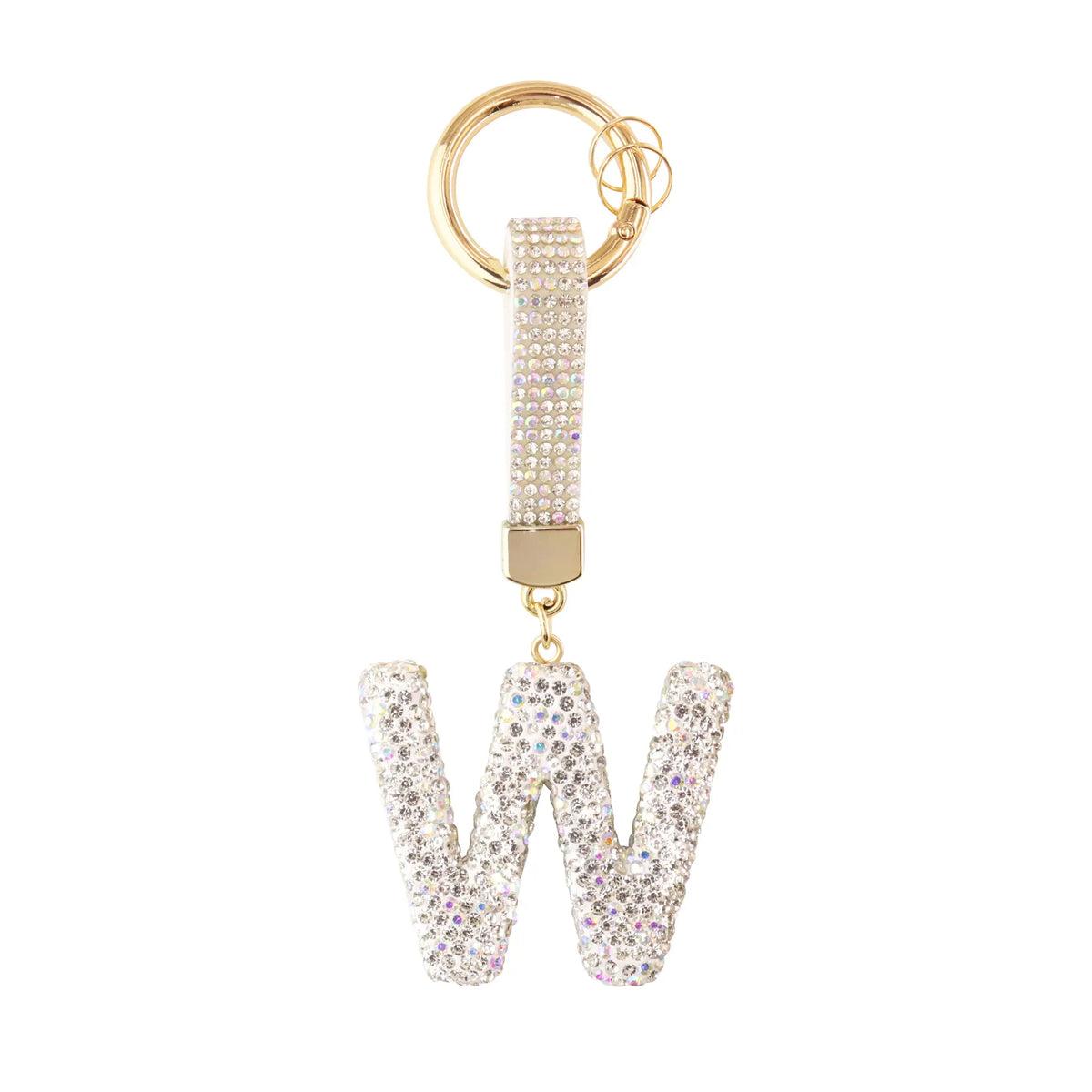 Iniziale Sparkle – Charm per borsa (Argento)