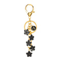 Fiore Margherita Iniziale - Charm (Nero) - Vouzze