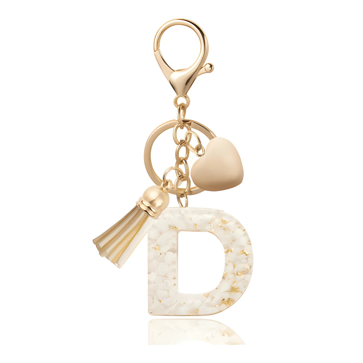Iniziale dorata - Charm per borsa
