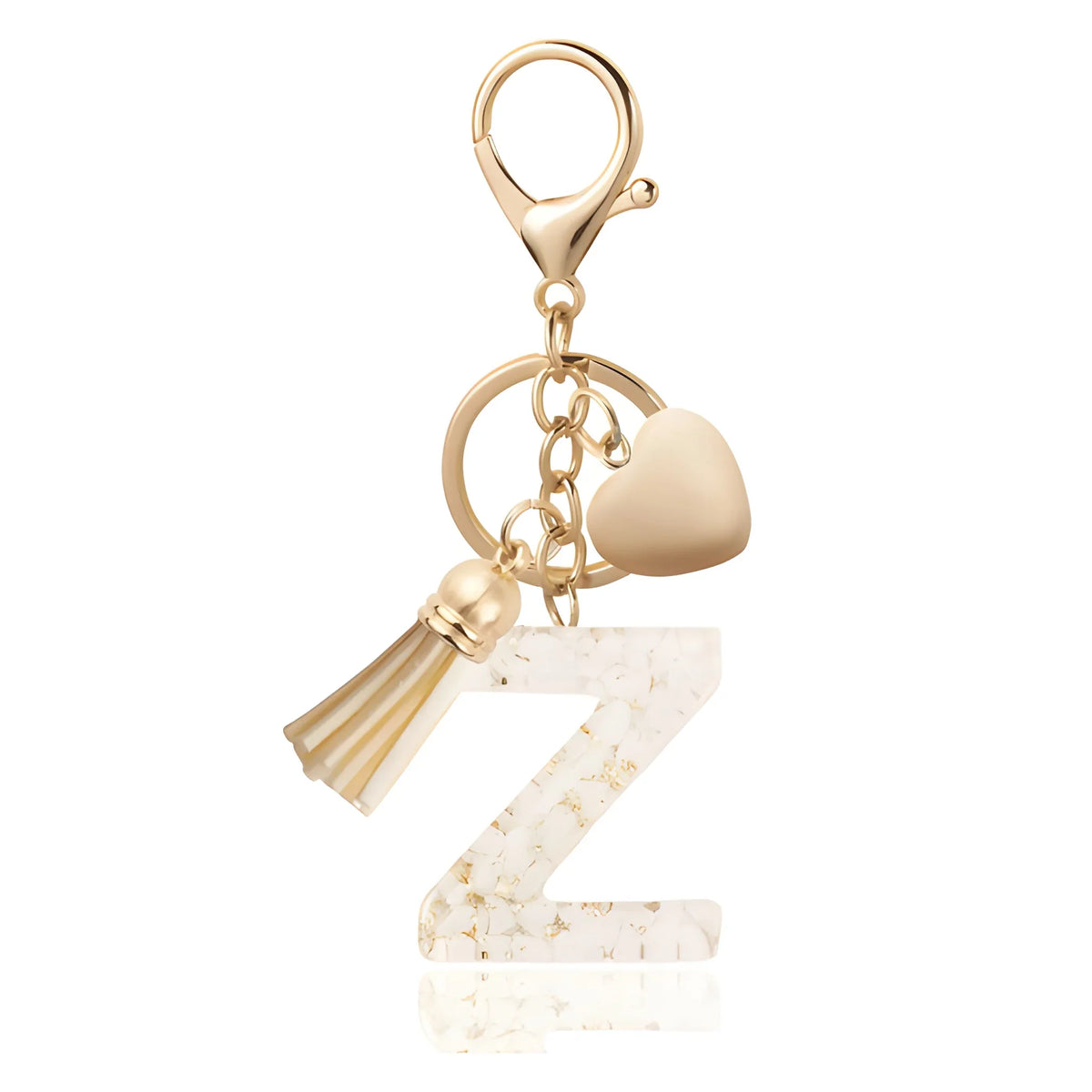 Iniziale dorata - Charm per borsa