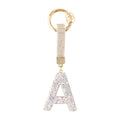 Iniziale Sparkle - Charm per borsa (Argento) - Vouzze