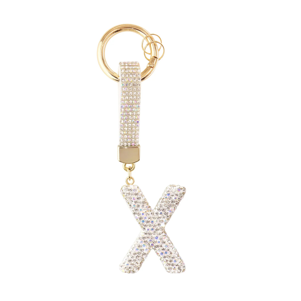 Iniziale Sparkle – Charm per borsa (Argento)