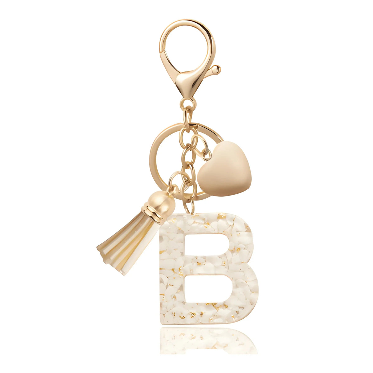 Iniziale dorata - Charm per borsa