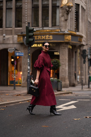 Dress Phoebe Burgundy
