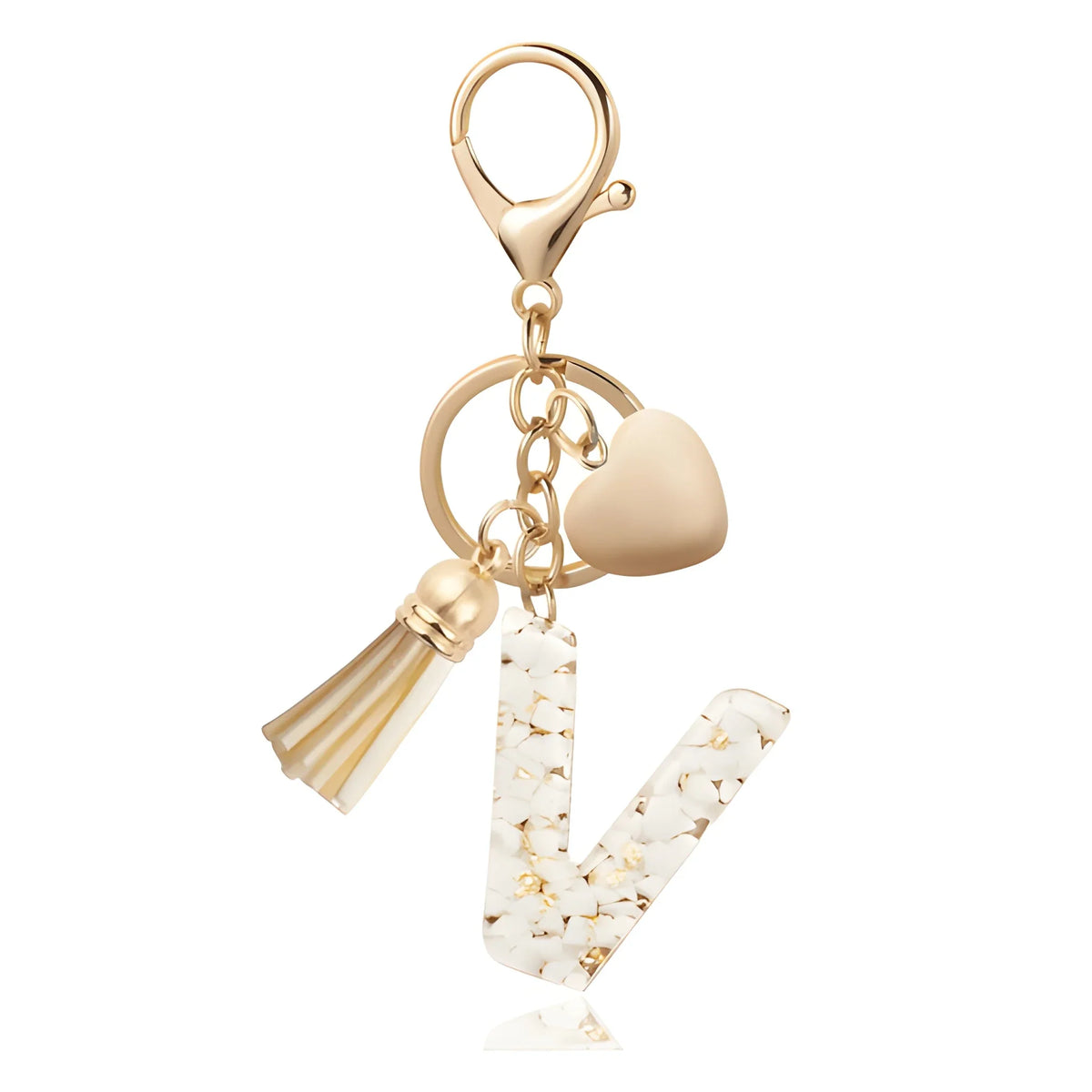 Iniziale dorata - Charm per borsa