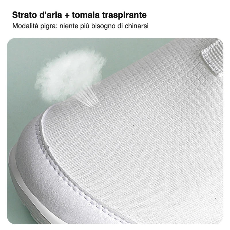 Sneakers Donna con Suola Alta e Morbida