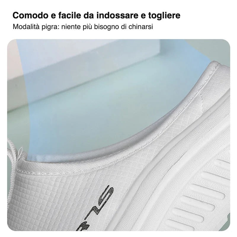 Sneakers Donna con Suola Alta e Morbida