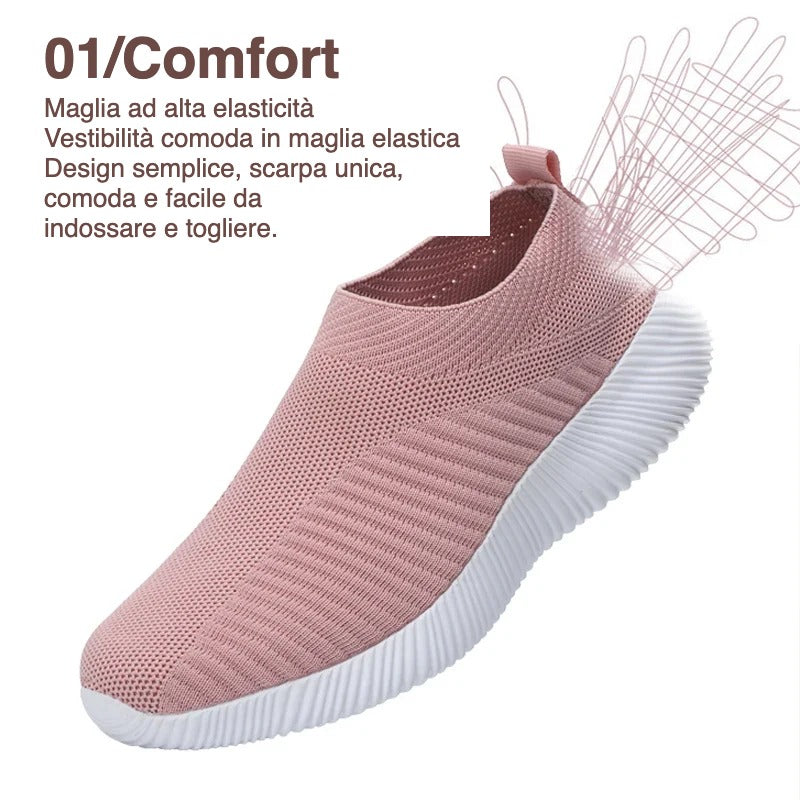 Mocassini Slip-On Donna Leggeri e Morbidi