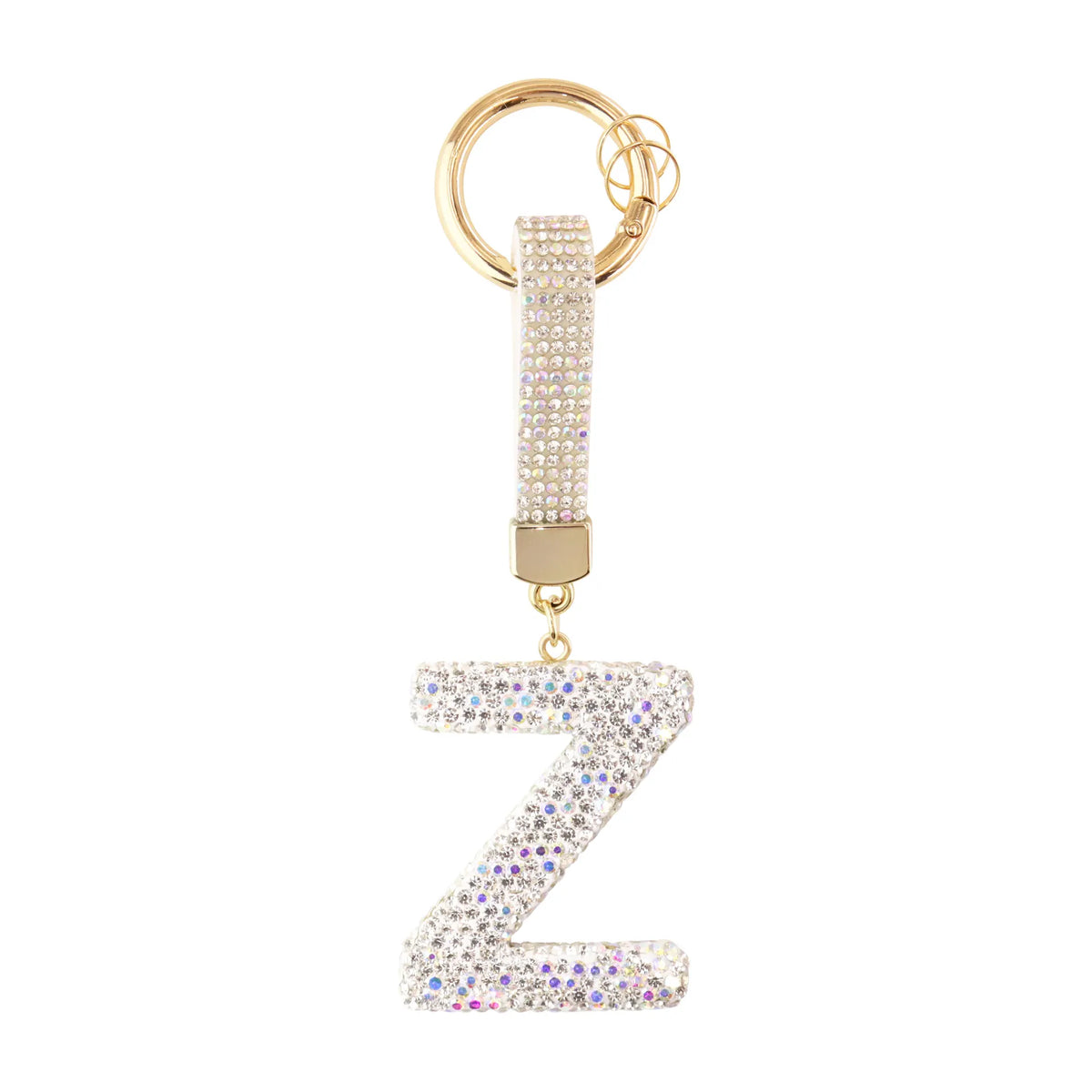 Iniziale Sparkle – Charm per borsa (Argento)