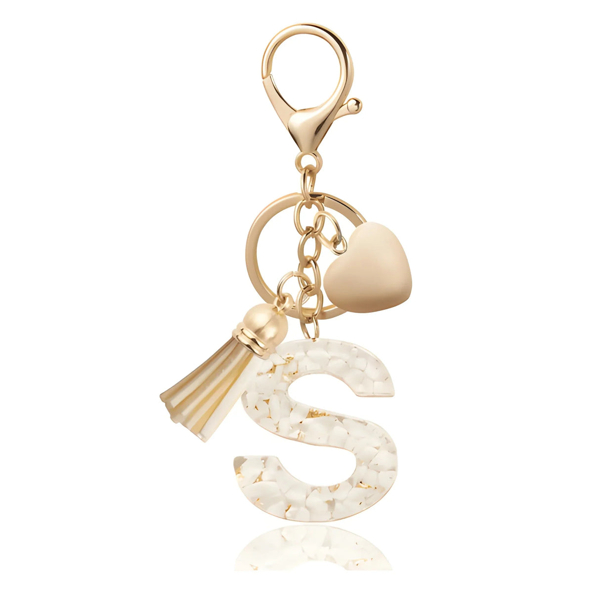 Iniziale dorata - Charm per borsa