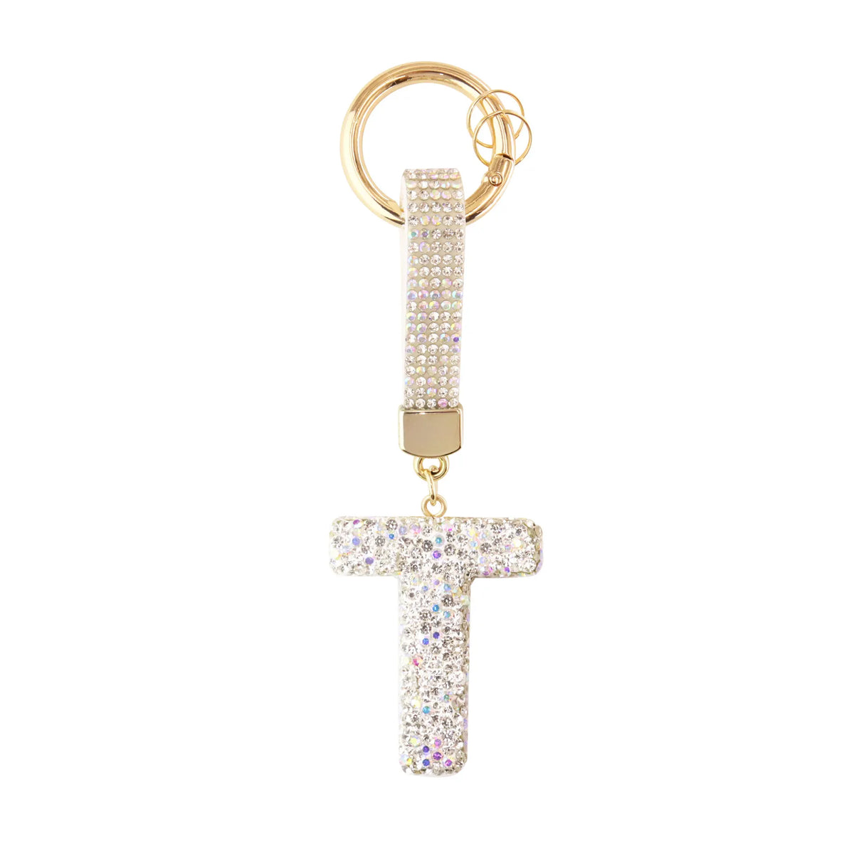 Iniziale Sparkle – Charm per borsa (Argento)