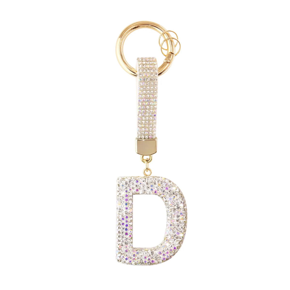 Iniziale Sparkle – Charm per borsa (Argento)