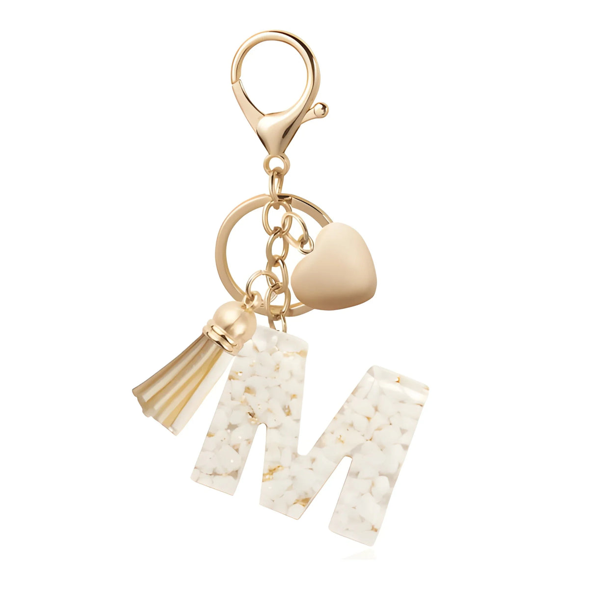 Iniziale dorata - Charm per borsa