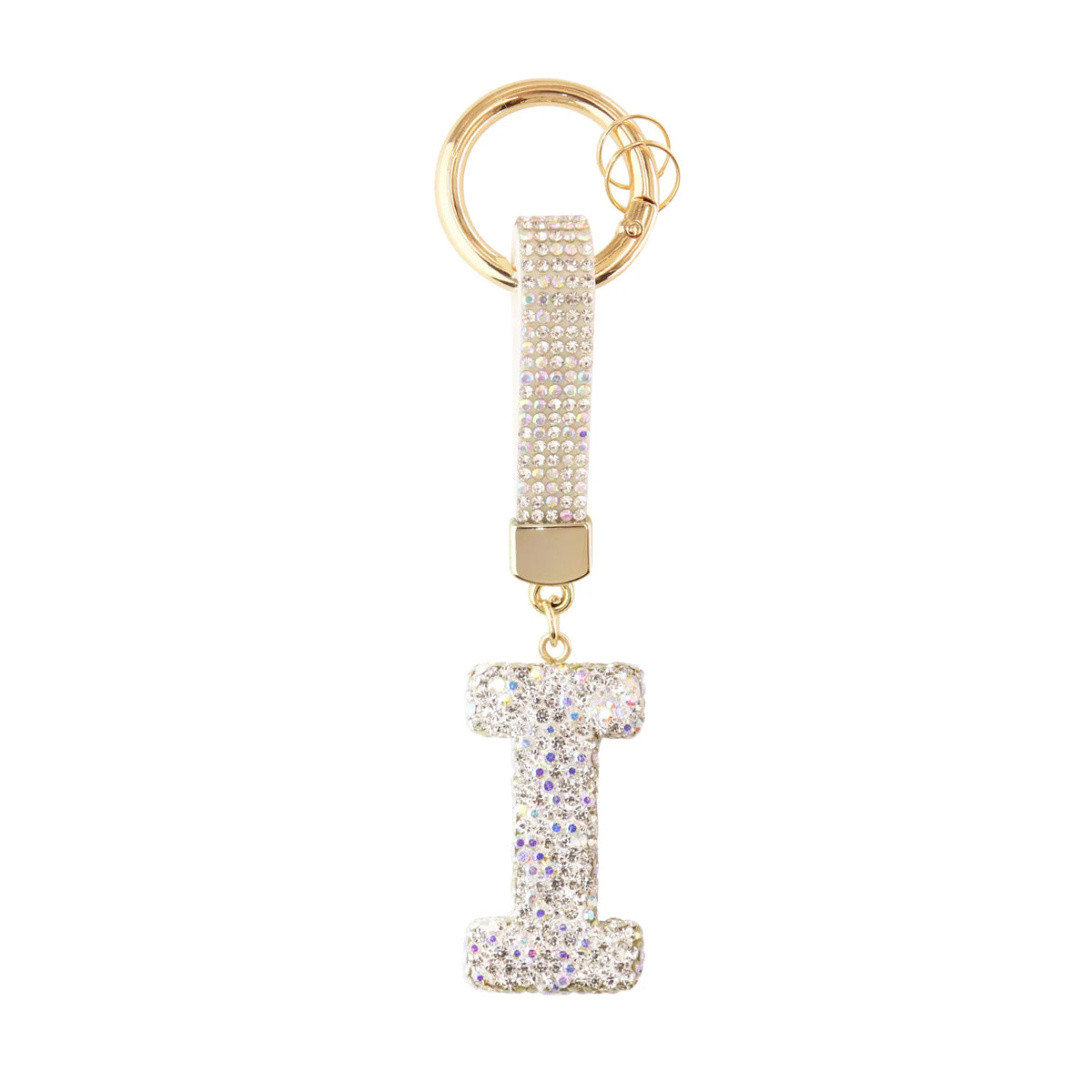Iniziale Sparkle – Charm per borsa (Argento)