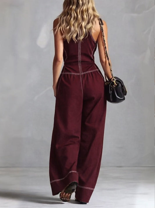 Melissa | Elegant Sleeveless Jumpsuit