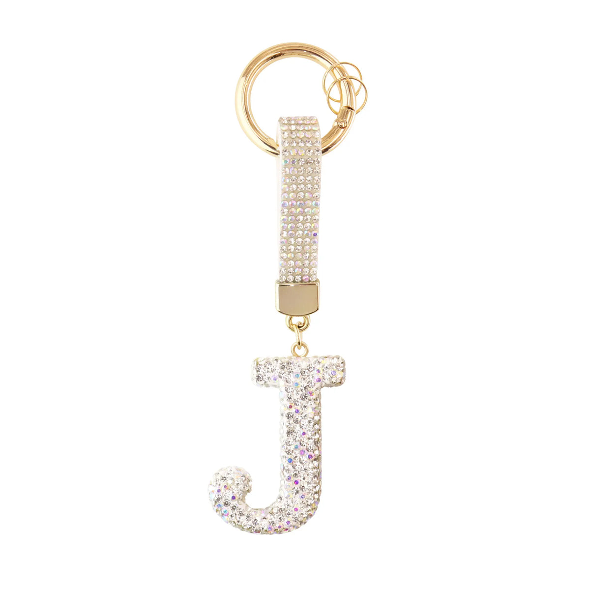 Iniziale Sparkle – Charm per borsa (Argento)