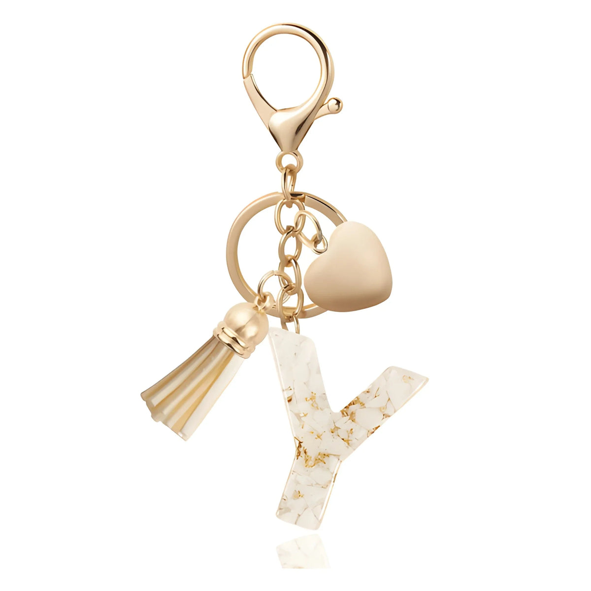 Iniziale dorata - Charm per borsa