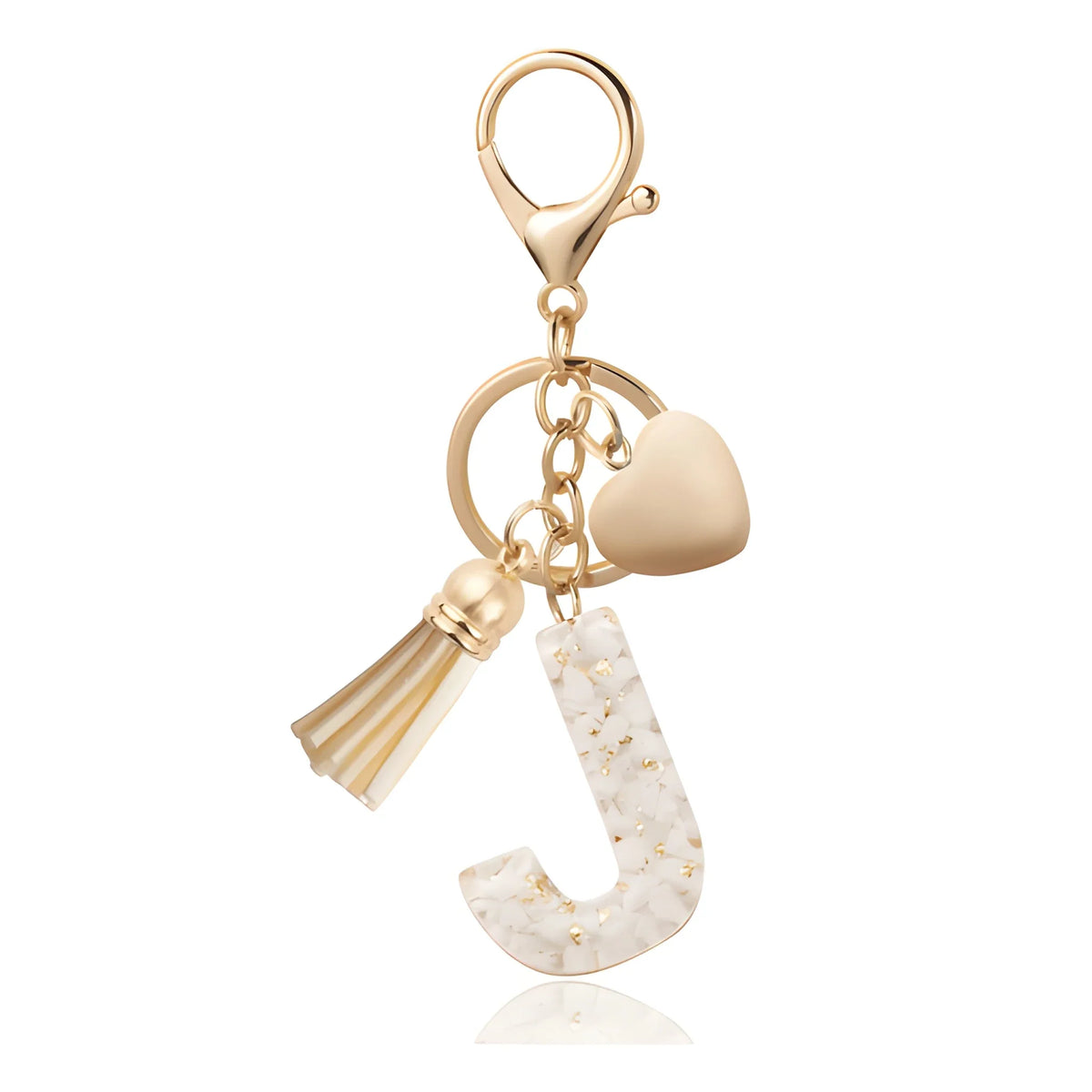 Iniziale dorata - Charm per borsa