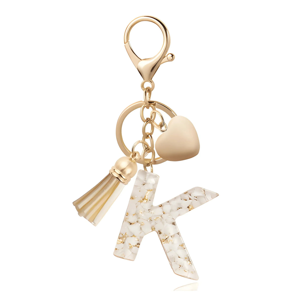 Iniziale dorata - Charm per borsa