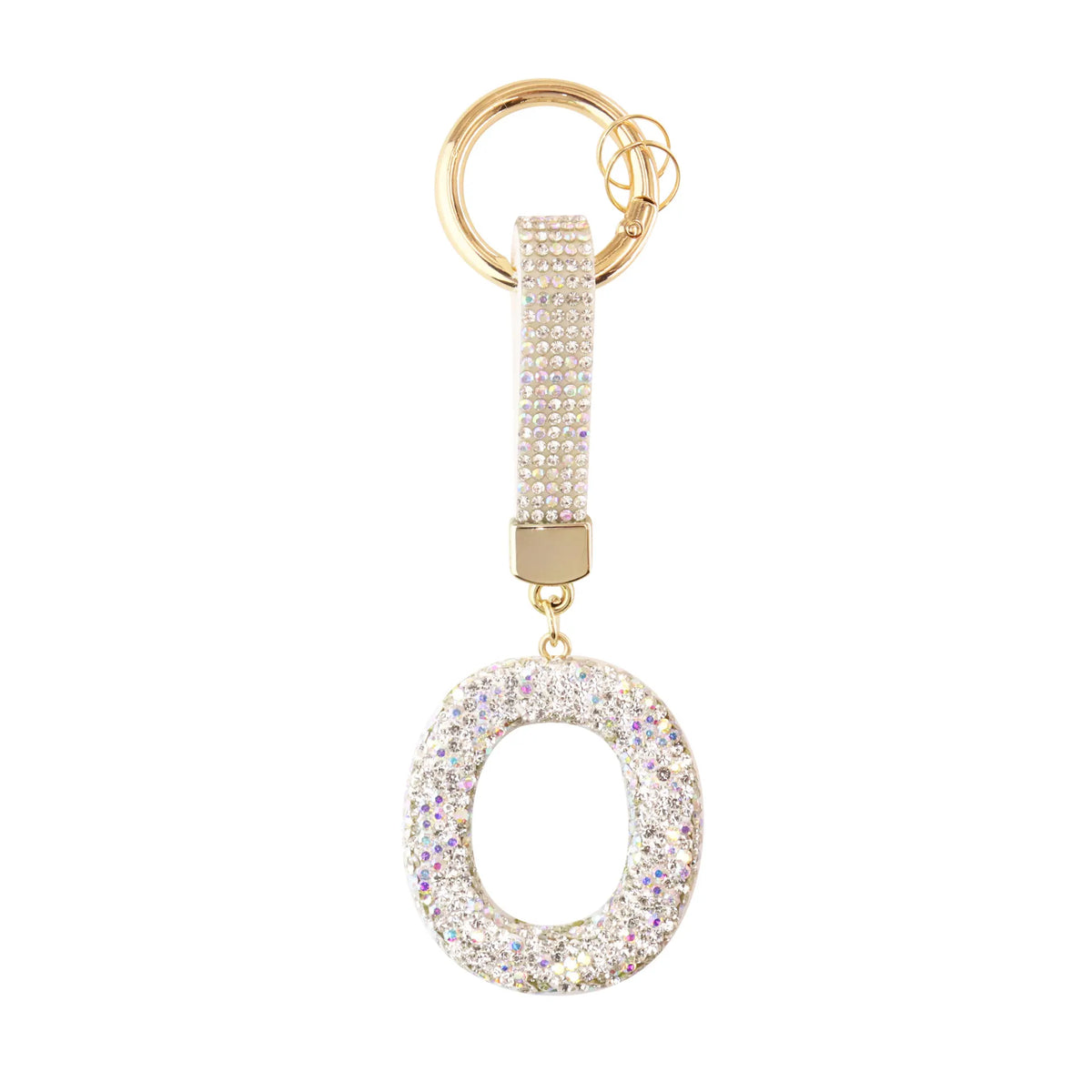 Iniziale Sparkle – Charm per borsa (Argento)