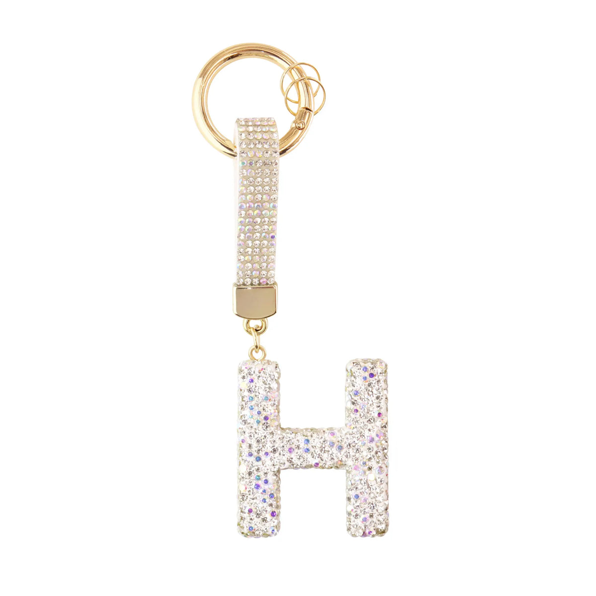 Iniziale Sparkle – Charm per borsa (Argento)