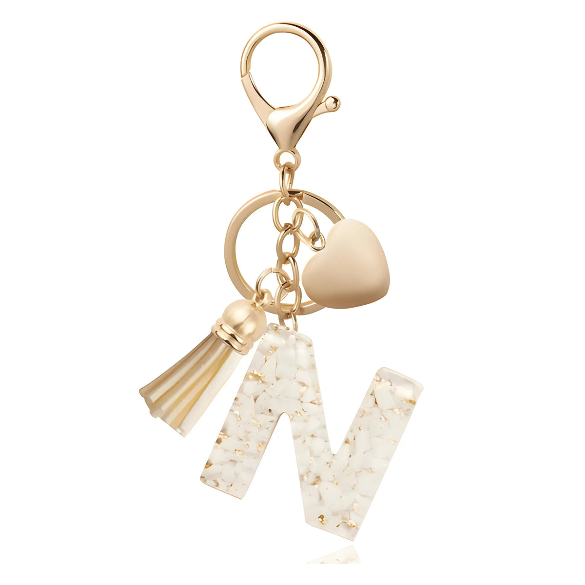 Iniziale dorata - Charm per borsa