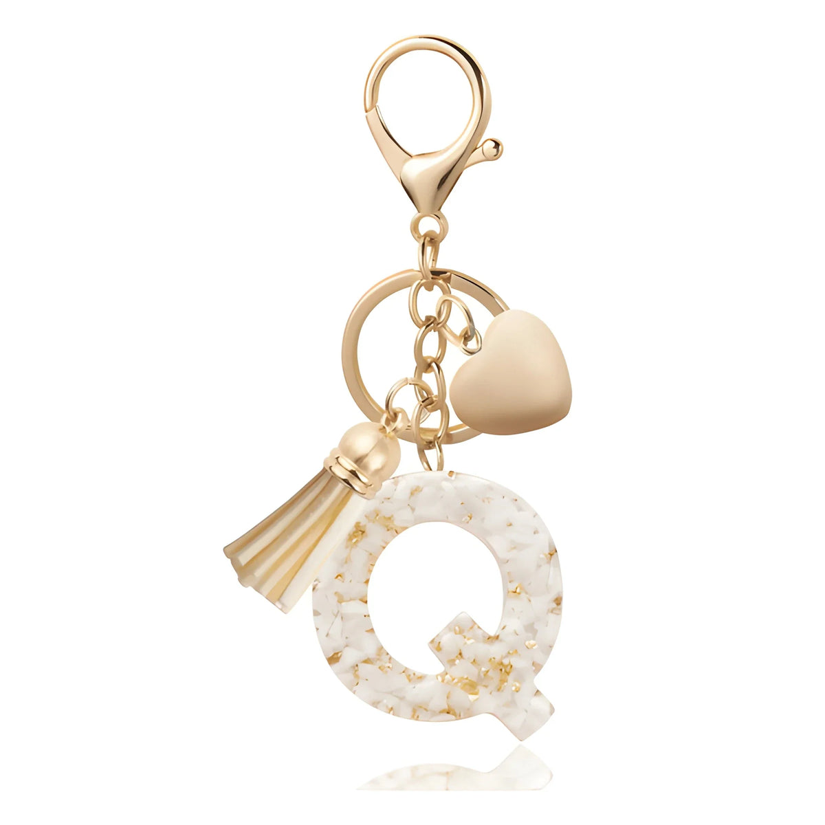Iniziale dorata - Charm per borsa