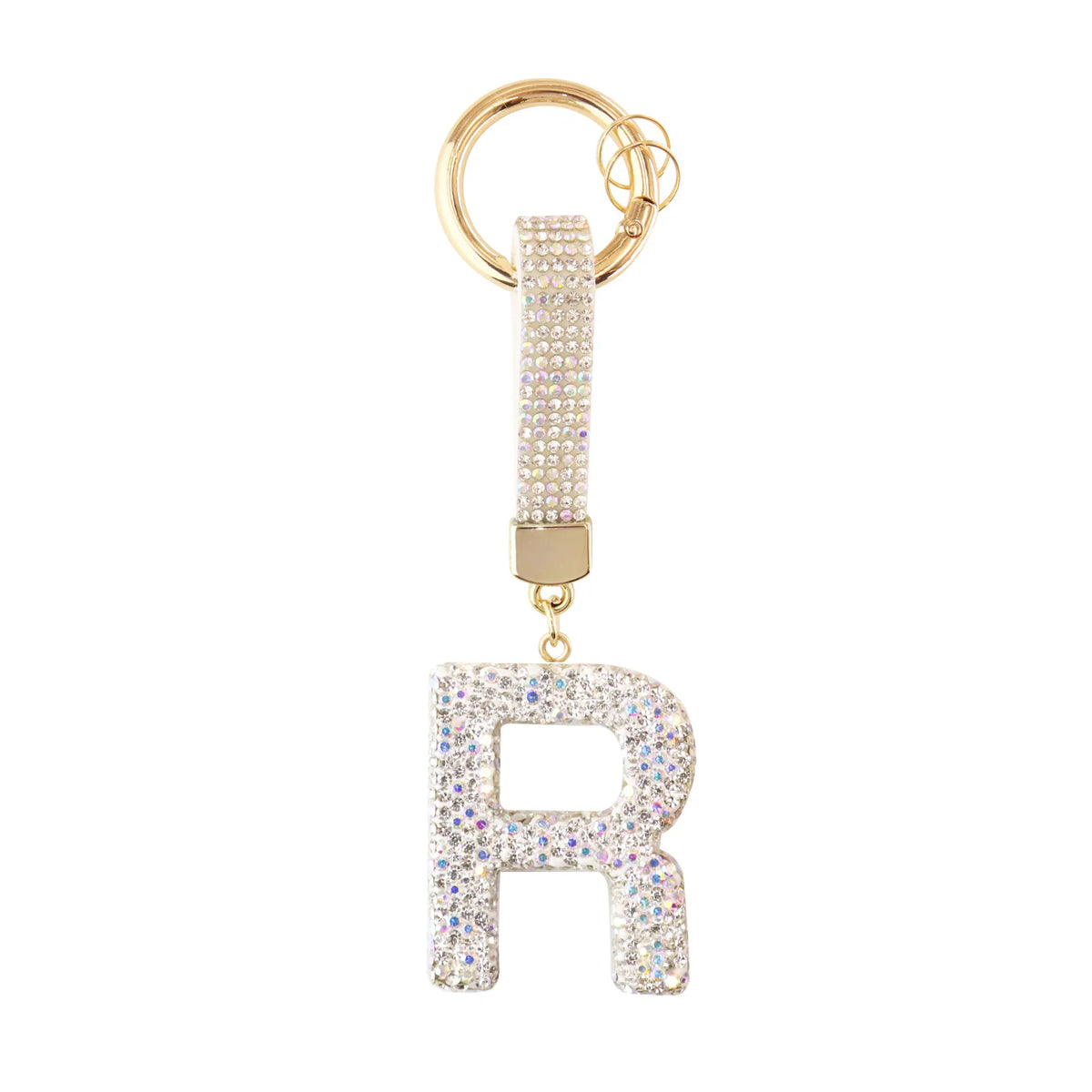 Iniziale Sparkle – Charm per borsa (Argento)